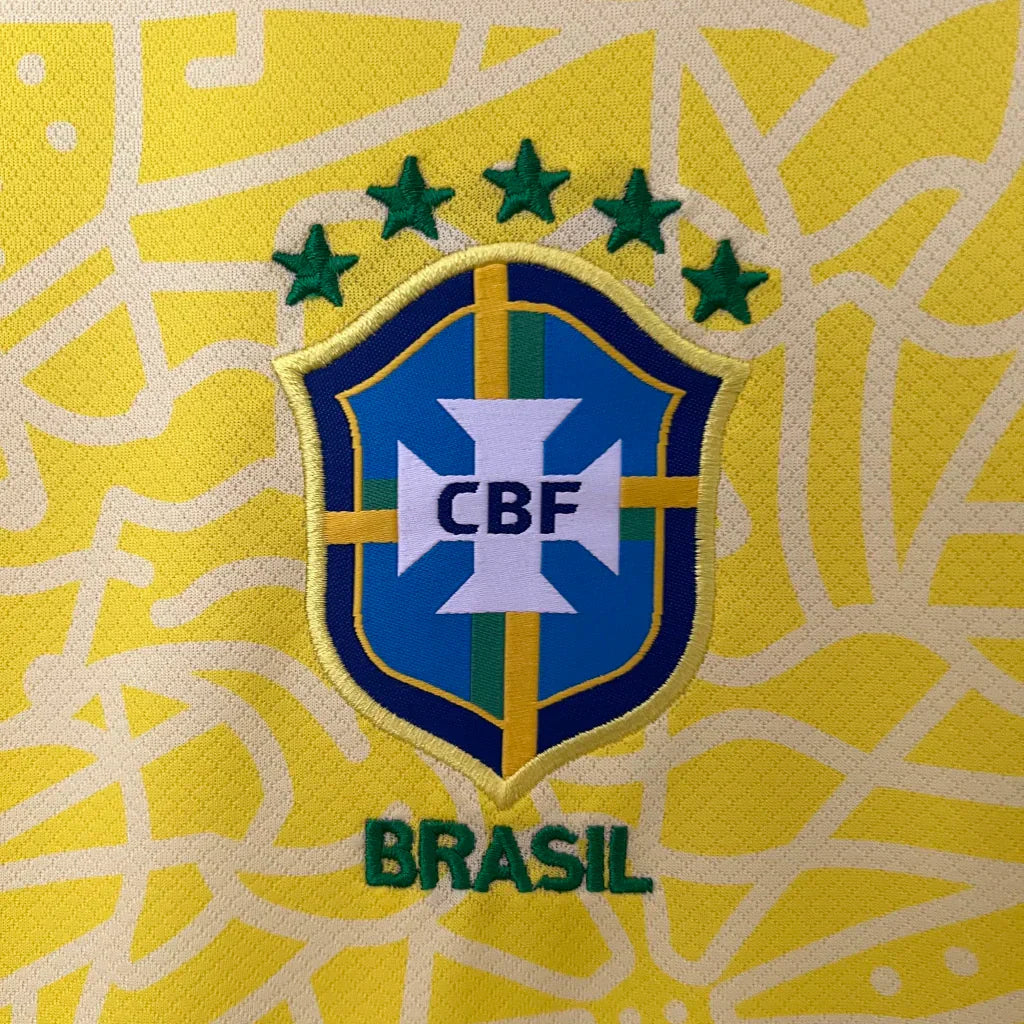 Camisa Feminina Seleção Brasileira 2024/25 Amarela