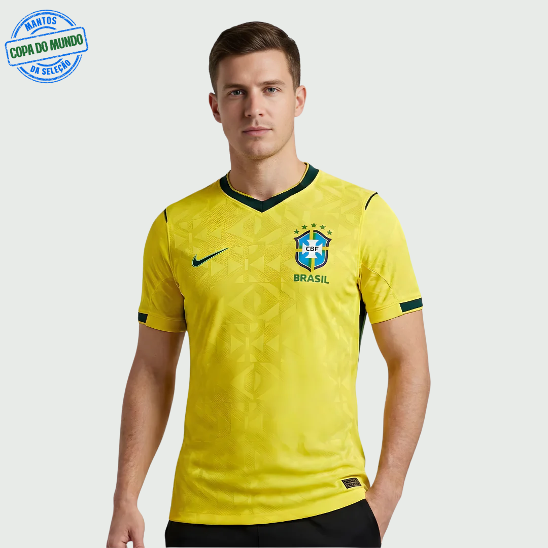 Camisa Seleção Brasileira Jogador 2026/27 Amarela