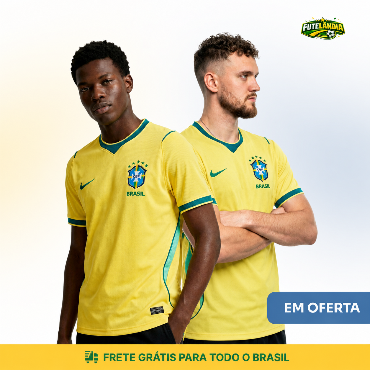 Camisa Seleção Brasileira  - Copa 2026 [Envio Nacional Expresso]