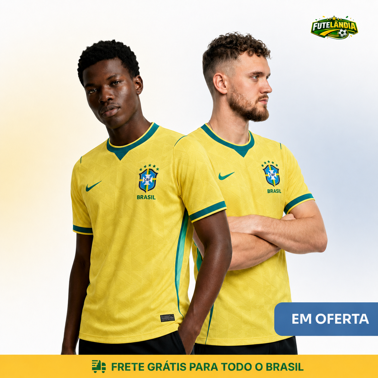 Camisa Seleção Brasileira  - Modelo Jogador [Envio Nacional Imediato]
