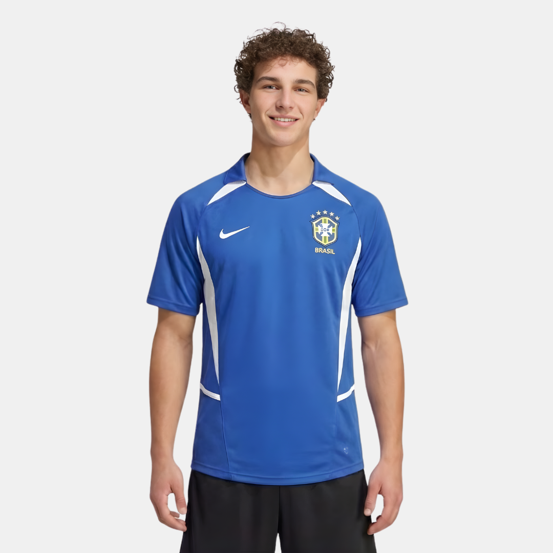 Camisa Seleção Brasileira Retrô 2002/03 Azul